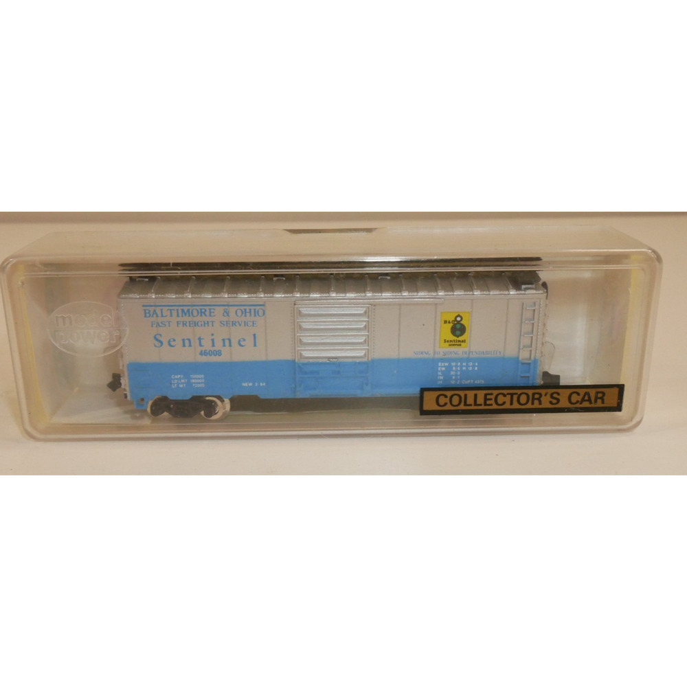 MODEL POWER~#3701-BALTIMORE & OHIO-BOXCAR #46008~N SCALE